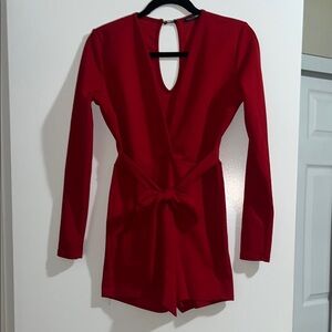 Fashion Nova Vibrant Red Ensemble